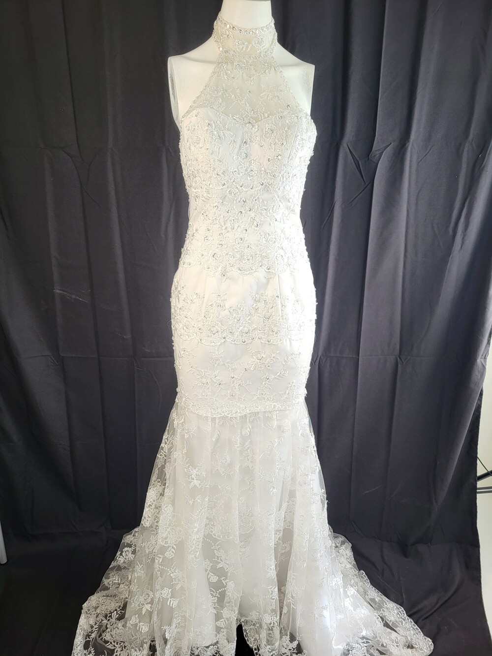 Trouwjurk Kant halter