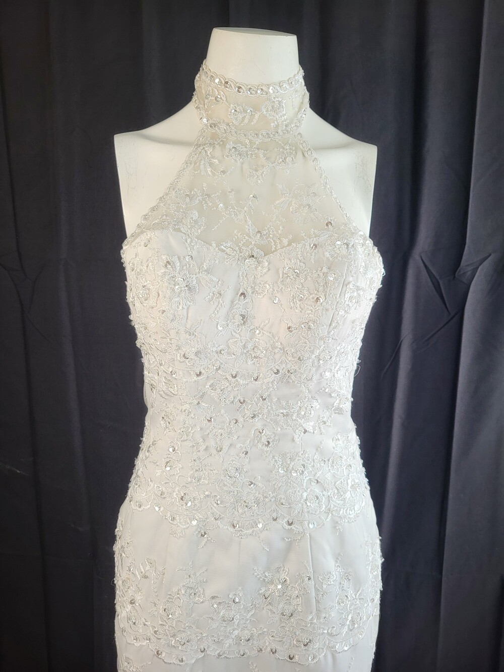 Trouwjurk Kant halter