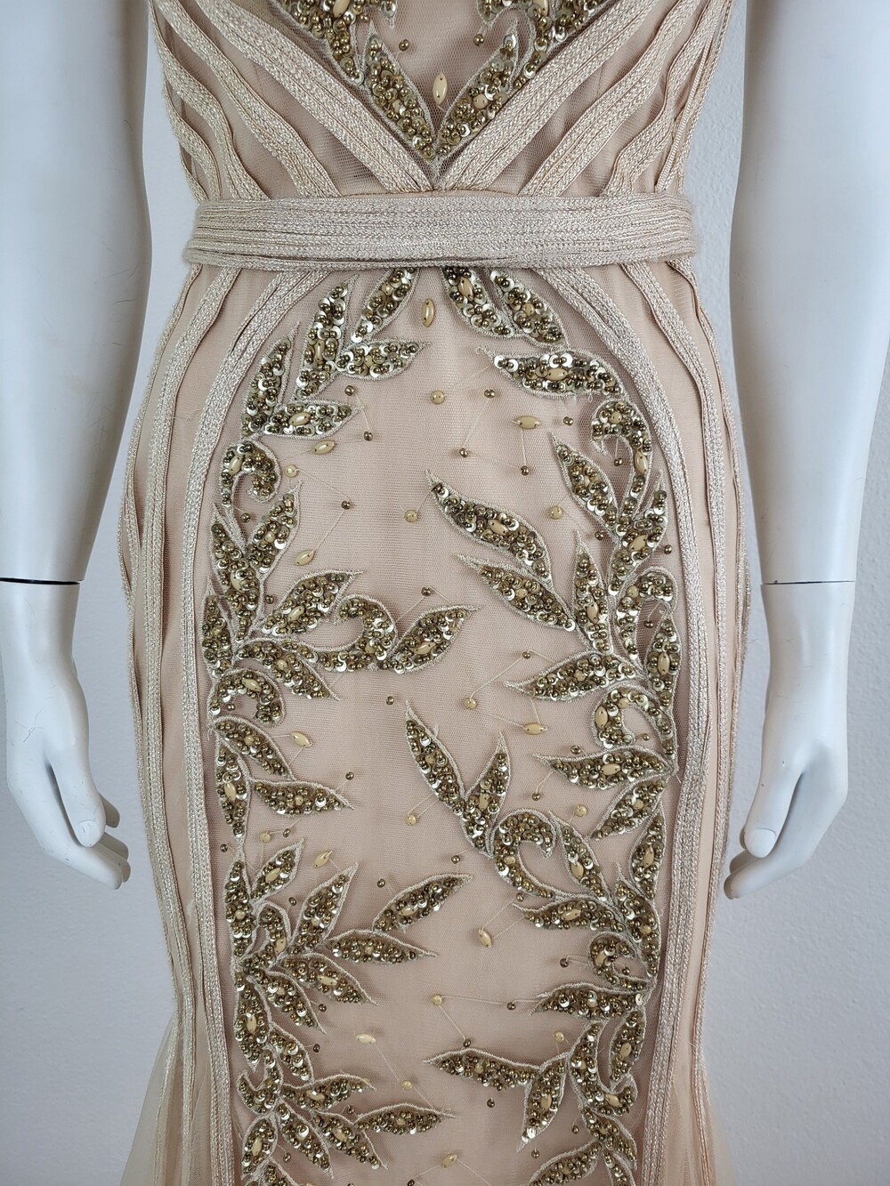 Galajurk Goudkleurige pailletten
