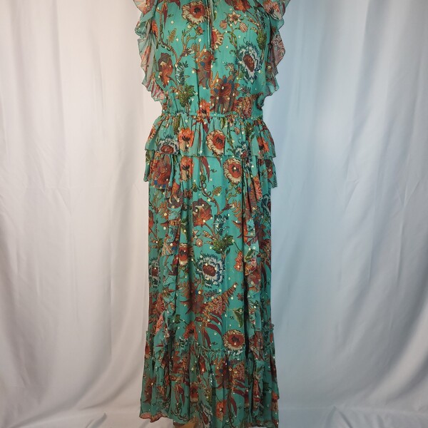 Jurk Ulla Johnson groen/terra