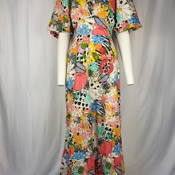 Maxi-jurk bloem 