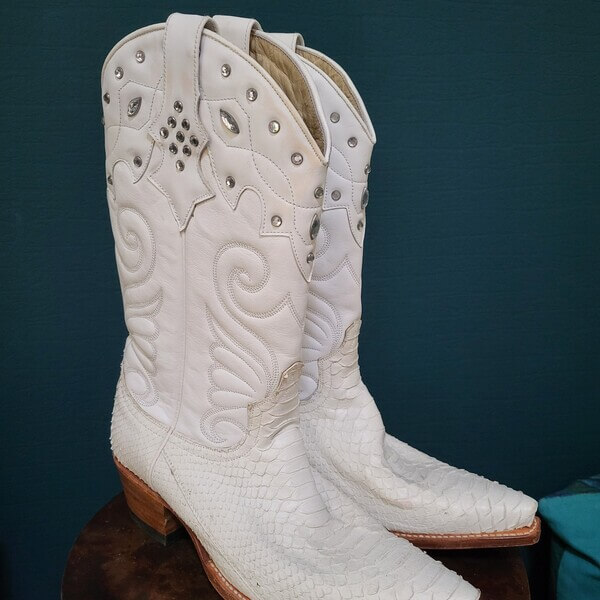 Cowboylaars wit